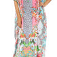 Sakkas Vicky Women's Casual Long Print Short Sleeve Petite Beach Maxi Caftan Dress - Buy One Get One Free