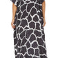 Sakkas Vicky Women's Casual Long Print Short Sleeve Petite Beach Maxi Caftan Dress - Buy One Get One Free