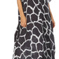 Sakkas Vicky Women's Casual Long Print Short Sleeve Petite Beach Maxi Caftan Dress - Buy One Get One Free