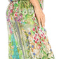Sakkas Esha Women's Loose Sleeveless Floral Print Boho Casual Summer w/Pockets