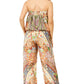 Sakkas Esha Women's Loose Sleeveless Floral Print Boho Casual Summer w/Pockets