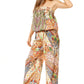 Sakkas Esha Women's Loose Sleeveless Floral Print Boho Casual Summer w/Pockets