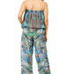 Sakkas Esha Women's Loose Sleeveless Floral Print Boho Casual Summer w/Pockets