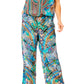Sakkas Esha Women's Loose Sleeveless Floral Print Boho Casual Summer w/Pockets