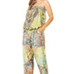 Sakkas Esha Women's Loose Sleeveless Floral Print Boho Casual Summer w/Pockets