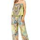 Sakkas Esha Women's Loose Sleeveless Floral Print Boho Casual Summer w/Pockets