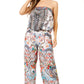 Sakkas Esha Women's Loose Sleeveless Floral Print Boho Casual Summer w/Pockets