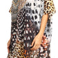 Sakkas Sira Women's Casual Short Sleeve Loose Pullover Mid-Long Oversize Top Tunic
