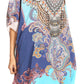 Sakkas Sira Women's Casual Short Sleeve Loose Pullover Mid-Long Oversize Top Tunic