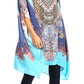 Sakkas Sira Women's Casual Short Sleeve Loose Pullover Mid-Long Oversize Top Tunic