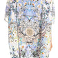 Sakkas Sira Women's Casual Short Sleeve Loose Pullover Mid-Long Oversize Top Tunic