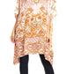 Sakkas Sira Women's Casual Short Sleeve Loose Pullover Mid-Long Oversize Top Tunic