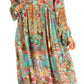 Look Chic in Sakkas Jules Women's Long Sleeve Floral Midi Dress