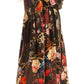 Look Chic in Sakkas Jules Women's Long Sleeve Floral Midi Dress