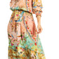 Sakkas Andreas Women's Maxi Dress with Ruffles and Buttons