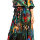 Sakkas Andreas Women's Maxi Dress with Ruffles and Buttons