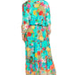Sakkas Andreas Women's Maxi Dress with Ruffles and Buttons