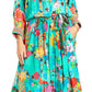 Sakkas Andreas Women's Maxi Dress with Ruffles and Buttons