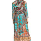 Sakkas Andreas Women's Maxi Dress with Ruffles and Buttons