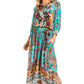 Sakkas Andreas Women's Maxi Dress with Ruffles and Buttons