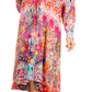 Floral Print Women's Long Sleeve Tunic Dress with Pockets - Sakkas Eloisa
