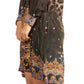 Floral Print Women's Long Sleeve Tunic Dress with Pockets - Sakkas Eloisa