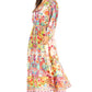 Sakkas Katty Floral Print Women's Boho Maxi Dress