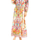 Sakkas Katty Floral Print Women's Boho Maxi Dress