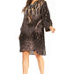 Sakkas Rosa Boho Style Floral Tunic Dress - Women's Midi Top