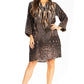 Sakkas Rosa Boho Style Floral Tunic Dress - Women's Midi Top