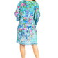 Sakkas Rosa Boho Style Floral Tunic Dress - Women's Midi Top