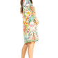 Sakkas Rosa Boho Style Floral Tunic Dress - Women's Midi Top