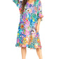Sakkas Ozana Women's Floral Midi Cocktail Dress, V-Neck, 3/4 Sleeve