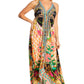 Sakkas Lizi 2025 Womens Maxi High-low Halter Handkerchief Long Dress Beach Party