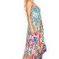 Sakkas Lizi 2025 Womens Maxi High-low Halter Handkerchief Long Dress Beach Party