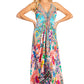 Sakkas Lizi 2025 Womens Maxi High-low Halter Handkerchief Long Dress Beach Party