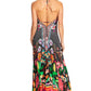 Sakkas Lizi 2025 Womens Maxi High-low Halter Handkerchief Long Dress Beach Party