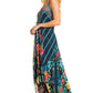 Sakkas Lizi 2025 Womens Maxi High-low Halter Handkerchief Long Dress Beach Party