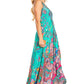Sakkas Lizi 2025 Womens Maxi High-low Halter Handkerchief Long Dress Beach Party