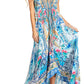 Sakkas Lizi 2025 Womens Maxi High-low Halter Handkerchief Long Dress Beach Party