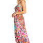 Sakkas Lizi 2025 Womens Maxi High-low Halter Handkerchief Long Dress Beach Party