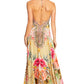 Sakkas Lizi 2025 Womens Maxi High-low Halter Handkerchief Long Dress Beach Party