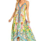 Sakkas Lizi 2025 Womens Maxi High-low Halter Handkerchief Long Dress Beach Party