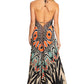 Sakkas Lizi 2025 Womens Maxi High-low Halter Handkerchief Long Dress Beach Party