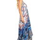 Sakkas Lizi 2025 Womens Maxi High-low Halter Handkerchief Long Dress Beach Party