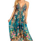 Sakkas Lizi 2025 Womens Maxi High-low Halter Handkerchief Long Dress Beach Party