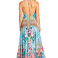 Sakkas Lizi 2025 Womens Maxi High-low Halter Handkerchief Long Dress Beach Party