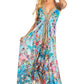 Sakkas Lizi 2025 Womens Maxi High-low Halter Handkerchief Long Dress Beach Party