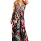 Sakkas Lizi 2025 Womens Maxi High-low Halter Handkerchief Long Dress Beach Party