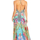 Sakkas Lizi 2025 Womens Maxi High-low Halter Handkerchief Long Dress Beach Party